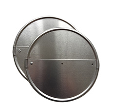 Blechteller Alu glatt, ø 85 mm