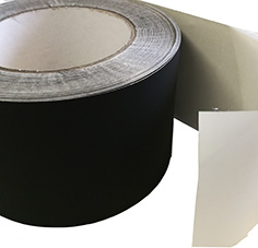 Ruban isolant caoutchouc anti-condensation classe 1 noir 50 mm X 3 mm X 10  mt blanc
